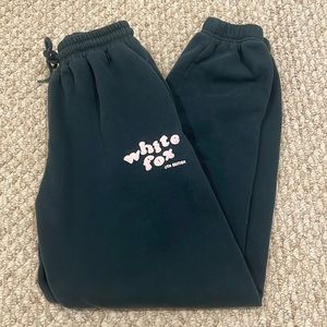 White Fox Sweatpants